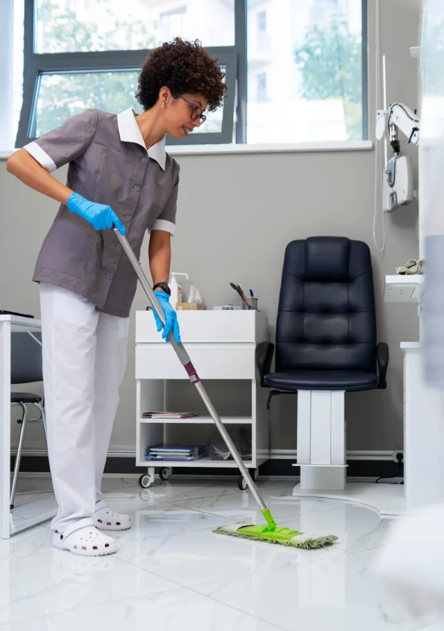 Schoonmaak van kantoren